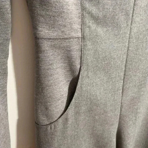 Akris Punto gray wool fit and flare dress 6 - Picture 6 of 7